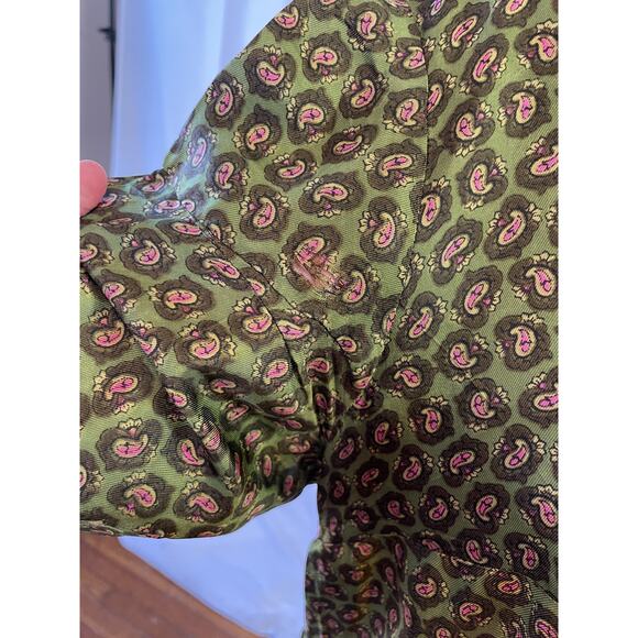 Vintage Handmade Paisley Dress – Flawed, Priced Accordingly - Picture 12 of 16